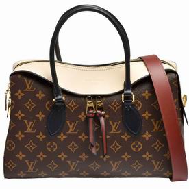 Louis Vuitton Monogram Canvas With Cowhide Leather Tuileries Creme M43571