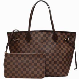 Louis Vuitton Damier Ebene Canvas Neverfull MM Bag N41358
