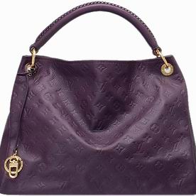 Louis Vuitton 2013 Monogram Empreinte Artsy MM Dark Purple M93828