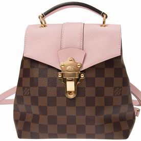 Louis Vuitton Damier Ebene Canvas Clapton Backpack Magnolia N42262