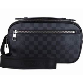 Louis Vuitton Damier Graphite Canvas Ambler Mens Bag N41289