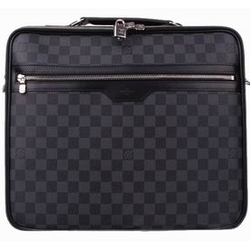 Louis Vuitton Damier Amier Graphite Canvas Steeve Computer Case N58030