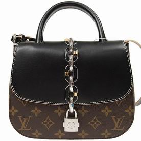 Louis Vuitton Monogram Canvas & Calfskin Exterior Chain It Bag PM M44115