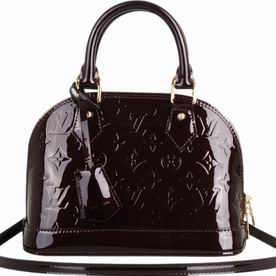 Louis Vuitton Monogram Vernis Alma BB Amaranth M91678