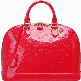 Louis Vuitton Monogram Vernis Alma PM Rouge Grenadine M91693