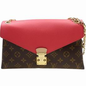 Louis Vuitton Monogram Canvas Pallas Chain Poppy Bag M41741