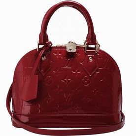 Louis Vuitton 2010 Monogram Vernis Alma BB Appleblossom M91606