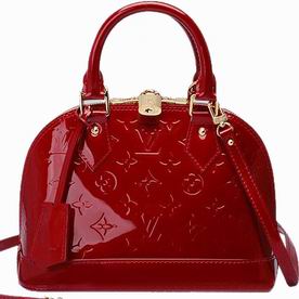 Louis Vuitton Monogram Vernis Alma BB Rouge M91699