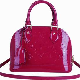 Louis Vuitton Monogram Vernis ALMA BB Rose-Peach Red M91771