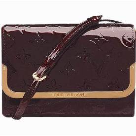 Louis Vuitton Monogram Vernis Rossmore PM Purplish Red M91546