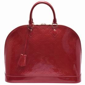 Louis Vuutton Monogram Vernis Pomme Damour Alma MM M93596