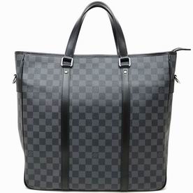 Louis Vuitton Damier Graphite Canvas Tadao Bag Mens Grey N51192