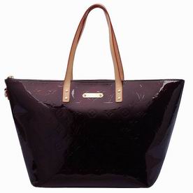 Louis Vuitton Monogram Vernis Bellevue GM In Amarante M93589