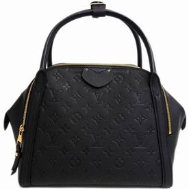 Louis Vuitton Marais Monogram Empreinte Leather Marais Tote MM Black M41040