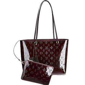 Louis Vuitton Long Beach Monogram Vernis Embossed Bag MM M90475