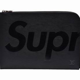Louis Vuitton EPI Leather Supreme Jour GM Clutch Black M67754