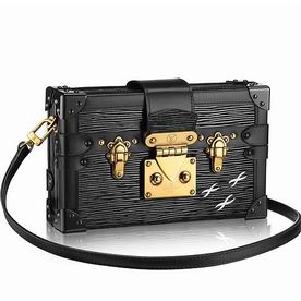 LOUIS VUITTON EPI LEATHER PETITE MALLE IN Black M5001N