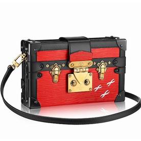 LOUIS VUITTON EPI LEATHER PETITE MALLE IN RED M50013