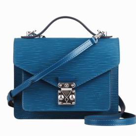 Louis Vuitton Epi Leather Saphir Monceau BB Blue M40976