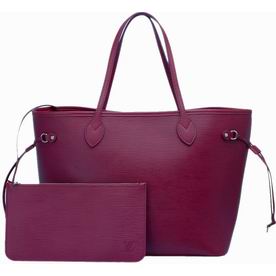 Louis Vuitton EPI Leather Neverfull PM Tote Bag Fuchsia M40959