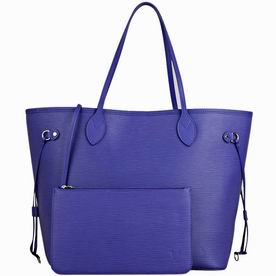 Louis Vuitton Epi Leather Neverfull MM Purple M40883