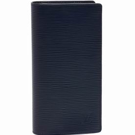 Louis Vuitton Classic EPI Water ripple Brazza Wallet In Deep Blue M61816