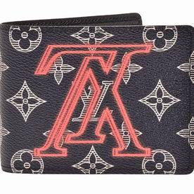 Louis Vuitton Monogram Ink Upside Down Canvas Multiple Wallet M62891