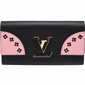 Louis Vuitton Taurillon Leather Capucines Wallet M64105
