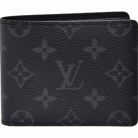 Louis Vuitton Monogram Eclipse Canvas Slender Wallet M62294
