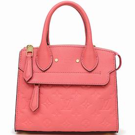 Louis Vuitton Embossed Empreinte Leather Pont-Neuf MINI Bag Pink M41747