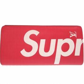 Louis Vuitton Supreme X EPI Leather Red Brazza Wallet M67719