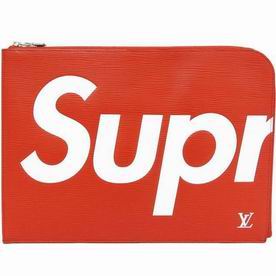 Louis Vuitton X Supreme EPI Leather Pochette Jour GM Clutch Bag M67722