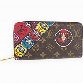 Louis Vuitton Monogram Canvas Kabuki Zippy Wallet M67249