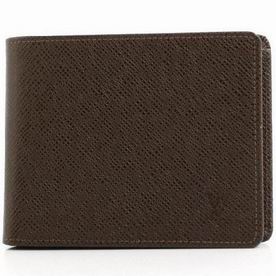 Louis Vuitton Taiga Leather Florin Grizzli Wallet Brown M31118