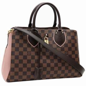 Louis Vuitton Damier Ebene Canvas And Cuir Taurillon Leather Normandy N41488