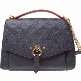 Louis Vuitton Monogram Empreinte Navy-blue Marine & Red Rouge M43781