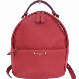 Louis Vuitton Sorbonne Monogram Empreinte canvas Backpack Cerise M44015