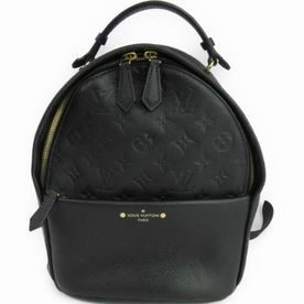 Louis Vuitton Sorbonne Monogram Empreinte Leatger Backpack Noir M44016