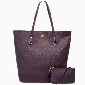 Louis Vuitton Monogram Empreinte Citadine GM Purple M93827