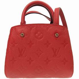 Louis Vuitton Monogram Empreinte Leather Nano Montaigne Tote Bag M50865