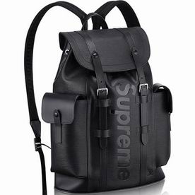 Louis Vuitton x Supreme Epi Leather Christopher PM Backpack Black M53413
