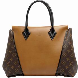 Louis Vuitton W PM Monogram Canvas Cuir Orfevre X Black/Canmel M40941
