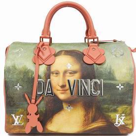 Louis Vuitton Speedy 30 Da Vinci Canvas Body Bag Poppy M43372