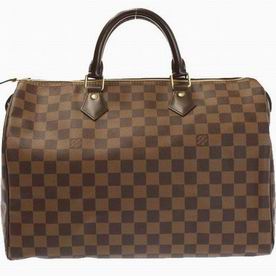 Louis Vuitton Damier Ebene Canvas Speedy 35 N41523