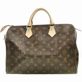 Louis Vuitton Monogram Canvas Speedy 35 Bag M41524