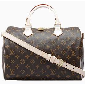 Louis Vuitton Monogram Canvas Speedy 30 With Shoulder Strap M40391