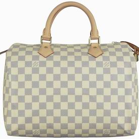 Louis Vuitton Damier Azur Canvas Speedy 30 Boston Bag N41370