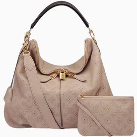 Louis Vuitton Monogram Mahina Leather Selene MM Pink M97141