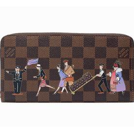 Louis Vuitton Damier Ebene Canvas Zippy Wallet Illustre N63004
