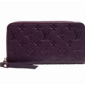 Louis Vuitton Monogram Empreinte Calfskin Secret Long Wallet Purple M60298